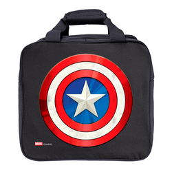 KR Strikeforce Marvel Captain America Single Tote Black Bowling Bags