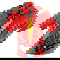 KR Strikeforce Marvel Iron Man Costume Bowling Jersey BACK Image