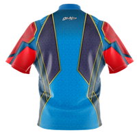 KR Strikeforce Marvel Ms. Marvel Costume Bowling Jersey BACK Image