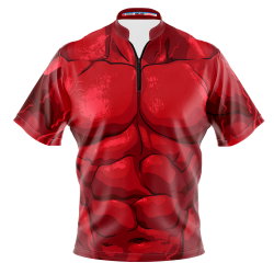 KR Strikeforce Marvel Red Hulk Costume Bowling Jersey