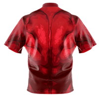 KR Strikeforce Marvel Red Hulk Costume Bowling Jersey BACK Image