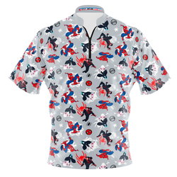 KR Strikeforce Marvel Spider-Man Pattern Bowling Jersey