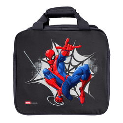 KR Strikeforce Marvel Spider Man Web Single Tote Black Bowling Bags