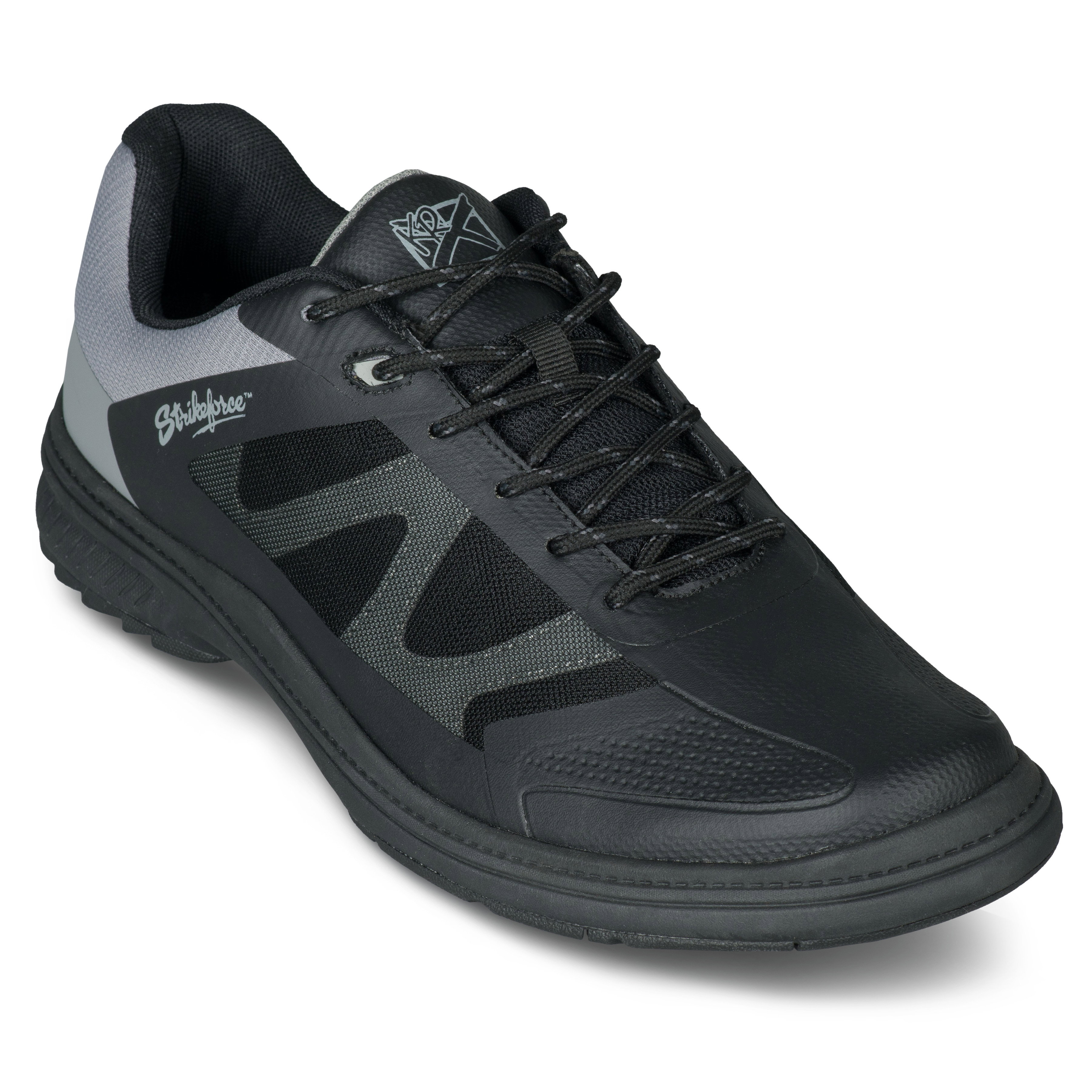 KR Strikeforce Mens Epic Black/Charcoal Right Hand Bowling Shoes +