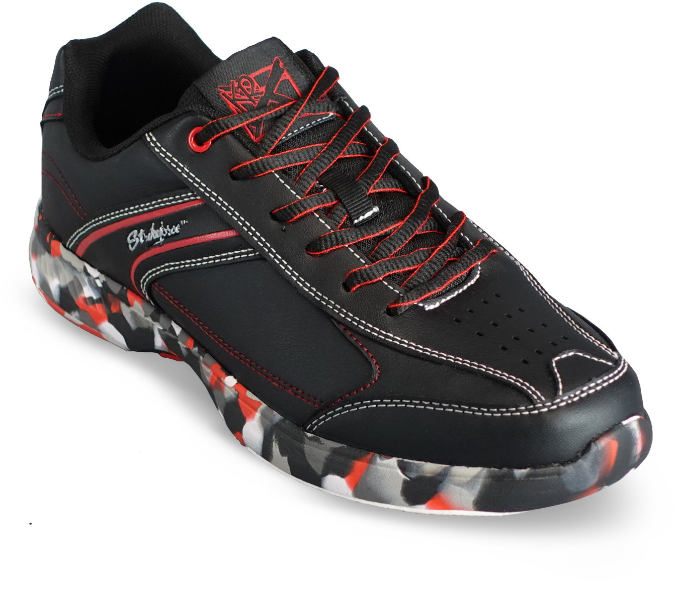 ため KR Strikeforce Aviator Men's Athletic Style Bowling Shoes (Red