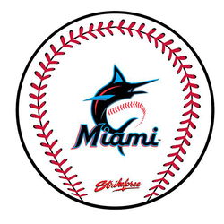 KR Strikeforce MLB Round Shammy Miami Marlins