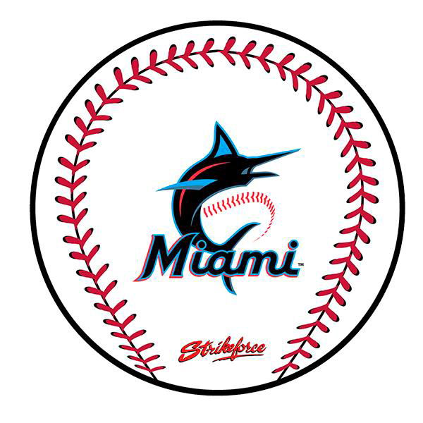 KR Strikeforce MLB Round Shammy Miami Marlins