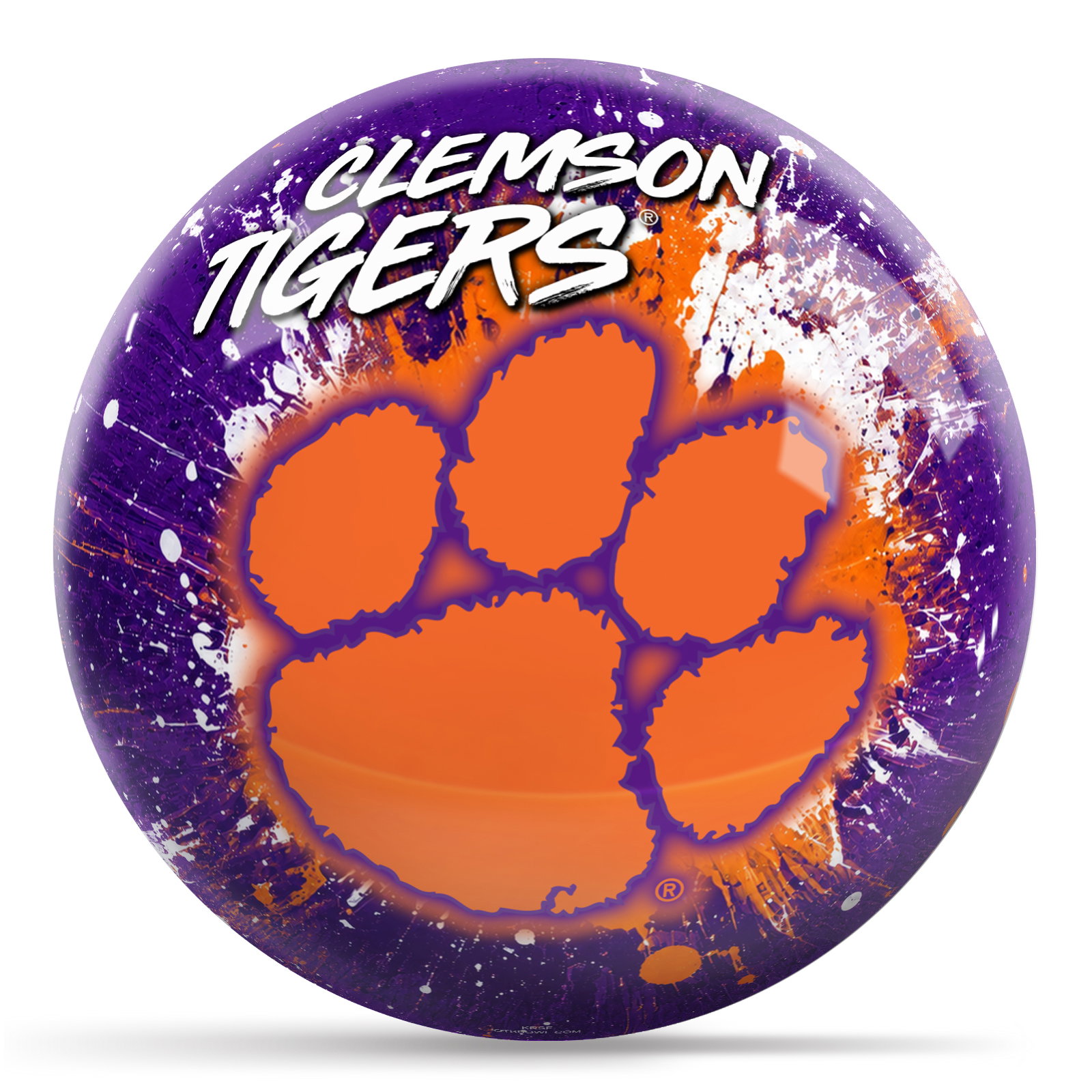 KR Strikeforce NCAA Paint Splash Clemson