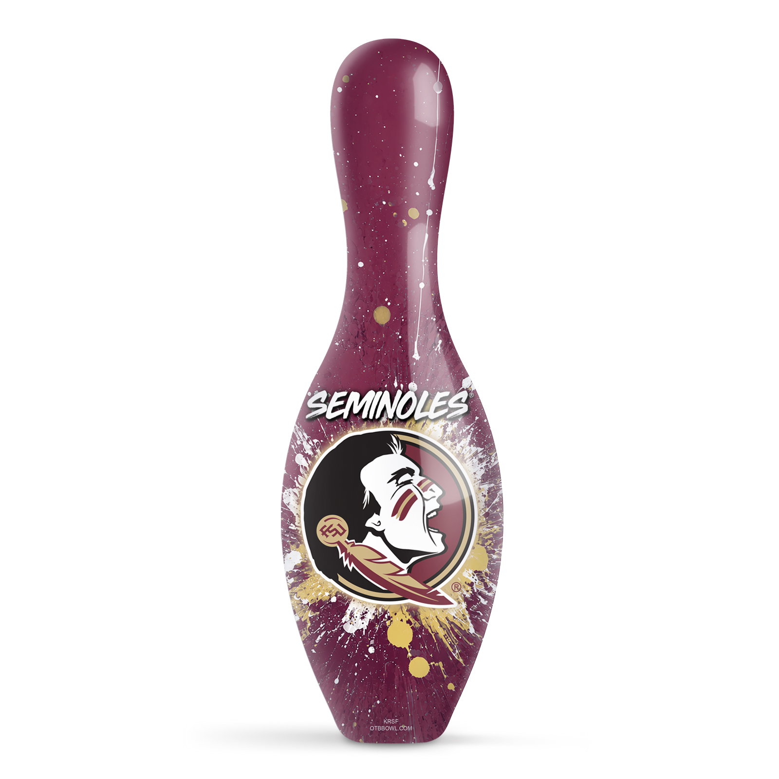 KR Strikeforce NCAA Paint Splash Florida State University Pin