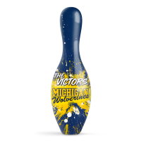 KR Strikeforce NCAA Paint Splash University of Michigan Pin ALT Image