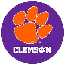 KR Strikeforce NCAA Round Rubber Shammy Clemson Tigers