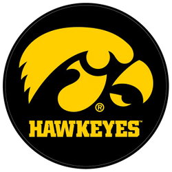 KR Strikeforce NCAA Round Rubber Shammy Iowa Hawkeyes
