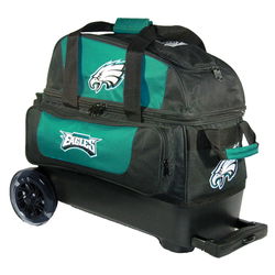 KR Strikeforce NFL Double Roller Philadelphia Eagles Bowling Bags