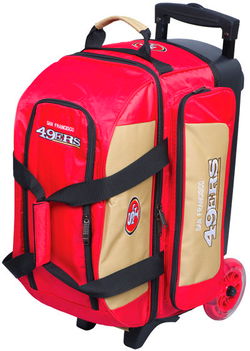 KR Strikeforce NFL Double Roller San Francisco 49ers Bowling Bags