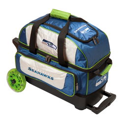 KR Strikeforce NFL Double Roller Seattle Seahawks Bowling Bags