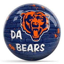 KR Strikeforce NFL Graffiti Chicago Bears Ball Bowling Balls