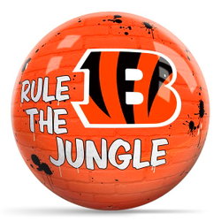 KR Strikeforce NFL Graffiti Cincinnati Bengals Ball Bowling Balls