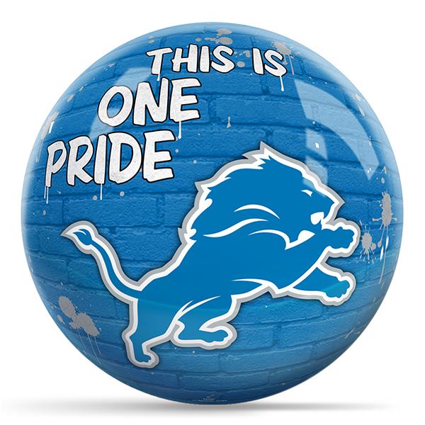 KR Strikeforce NFL Graffiti Detroit Lions Ball