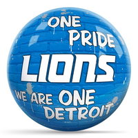 KR Strikeforce NFL Graffiti Detroit Lions Ball ALT Image