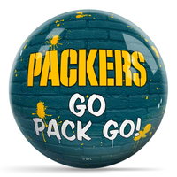 KR Strikeforce NFL Graffiti Green Bay Packers Ball ALT Image