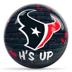 KR Strikeforce NFL Graffiti Houston Texans Ball Bowling Balls