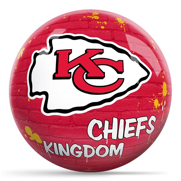 KR Strikeforce NFL Graffiti Kansas City Chiefs Ball