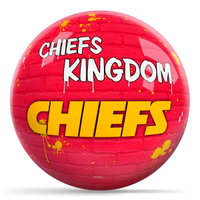KR Strikeforce NFL Graffiti Kansas City Chiefs Ball ALT Image