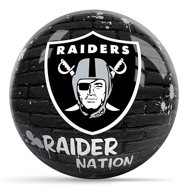 KR Strikeforce NFL Graffiti Las Vegas Raiders Ball