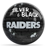 KR Strikeforce NFL Graffiti Las Vegas Raiders Ball ALT Image