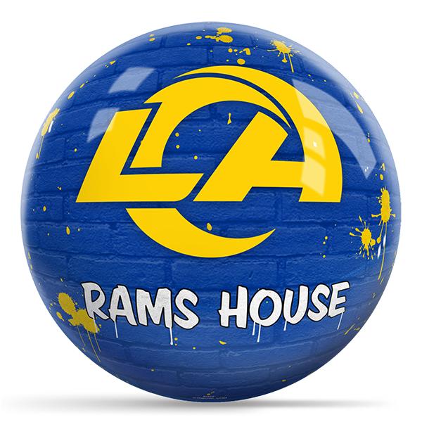 KR Strikeforce NFL Graffiti Los Angeles Rams Ball