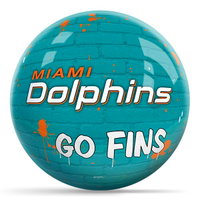 KR Strikeforce NFL Graffiti Miami Dolphins Ball ALT Image