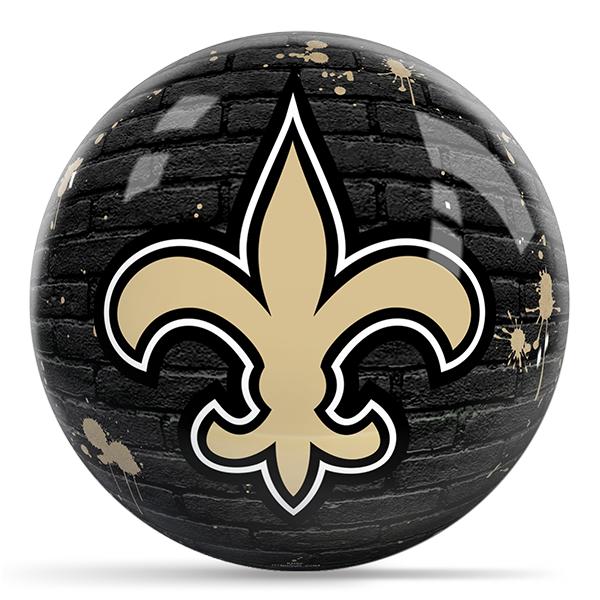 KR Strikeforce NFL Graffiti New Orleans Saints Ball
