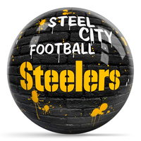 KR Strikeforce NFL Graffiti Pittsburgh Steelers Ball ALT Image