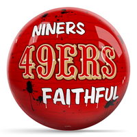 KR Strikeforce NFL Graffiti San Francisco 49ers Ball ALT Image