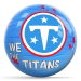 Review the KR Strikeforce NFL Graffiti Tennessee Titans Ball