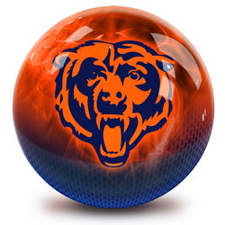 KR Strikeforce NFL on Fire Chicago Bears Ball Bowling Balls