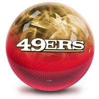 KR Strikeforce NFL on Fire San Francisco 49ers Ball ALT Image
