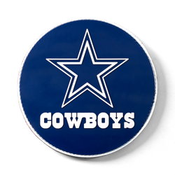 KR Strikeforce NFL Round Rubber Shammy Dallas Cowboys