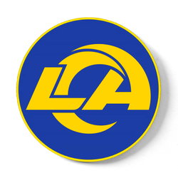 KR Strikeforce NFL Round Rubber Shammy Los Angeles Rams