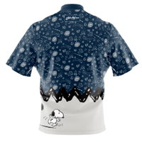 KR Strikeforce Peanuts Snoopy Action Bowling Jersey BACK Image