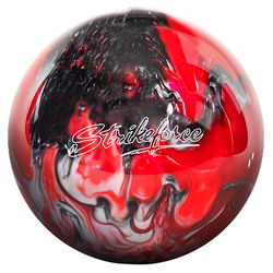 KR Strikeforce Polyester Red/Black/White Bowling Balls