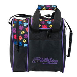 KR Strikeforce Rook Single Tote Paw Prints Bowling Bags