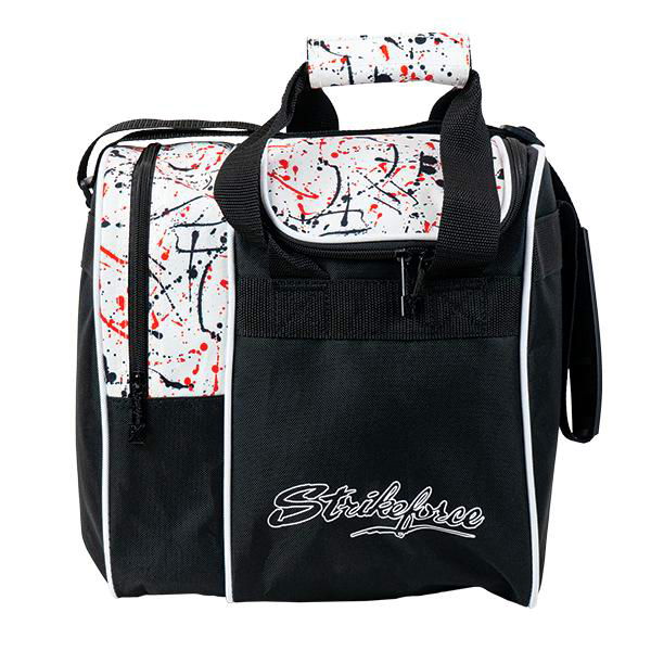 KR Strikeforce Rook Single Tote White/Black/Red Splash