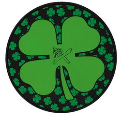 KR Strikeforce Round Shammy Leather Pad Shamrock