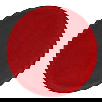 KR Strikeforce Round Shammy Leather Pad TPC Black/Red ALT Image