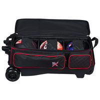 KR Strikeforce Royal Flush 4x4 Roller Black/Red ALT Image