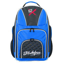 KR Strikeforce Royal Flush Backpack Black/Royal Bowling Bags