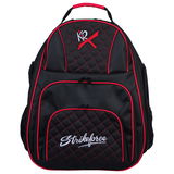 Popular1 or 2 Ball Backpack Style Bowling Bags: KR Strikeforce Royal Flush Deuce 2 Ball Backpack Black/Red