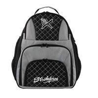 KR Strikeforce Royal Flush Deuce 2 Ball Backpack Silver