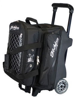 KR Strikeforce Royal Flush Double Roller Black Bowling Bags